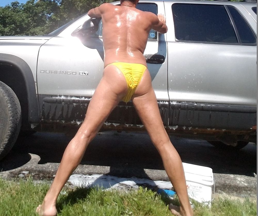 Nude Public Car Wash #29