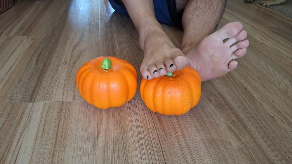 Pumpkin Foot Fetish #7