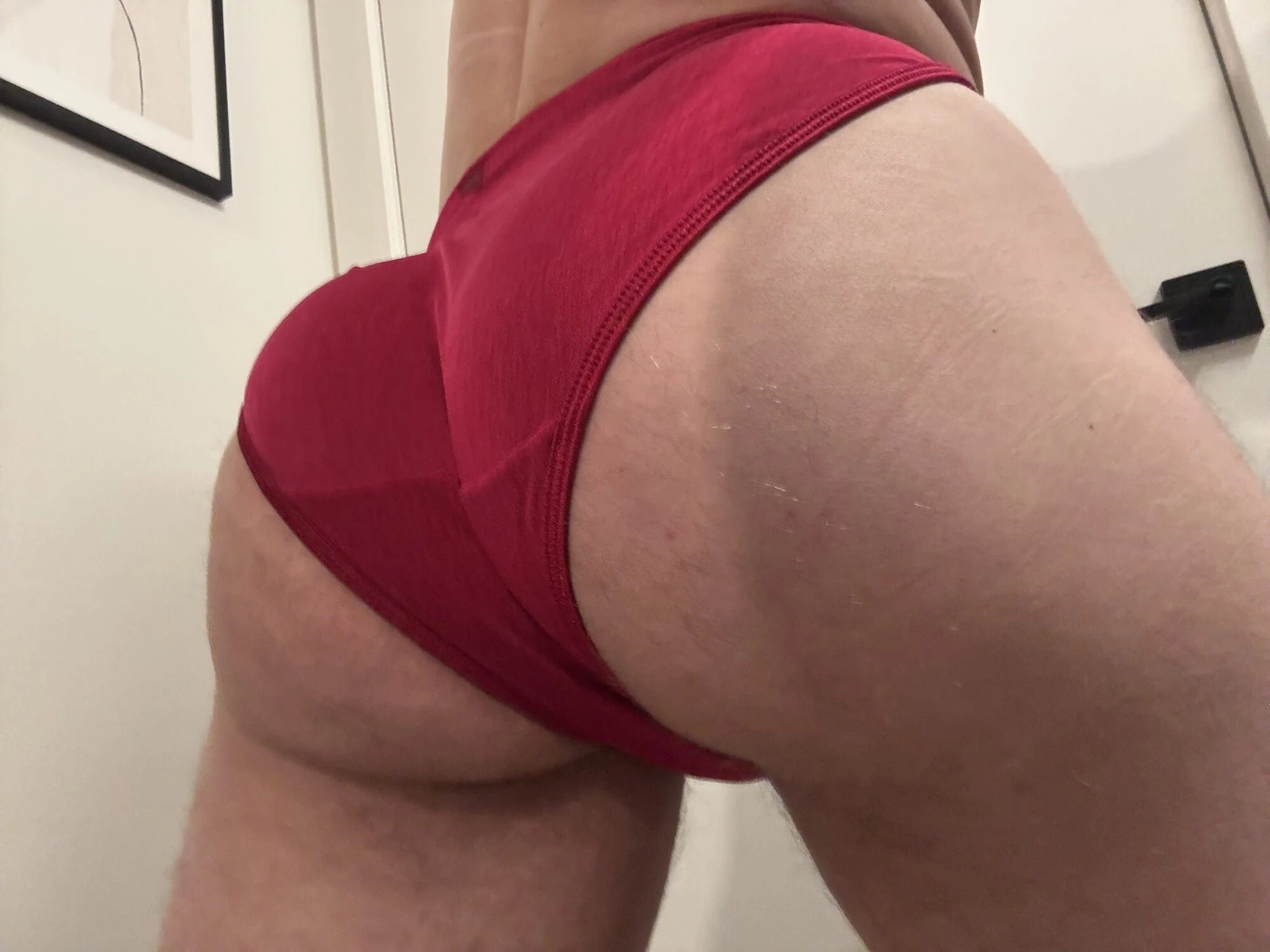 Red panties 