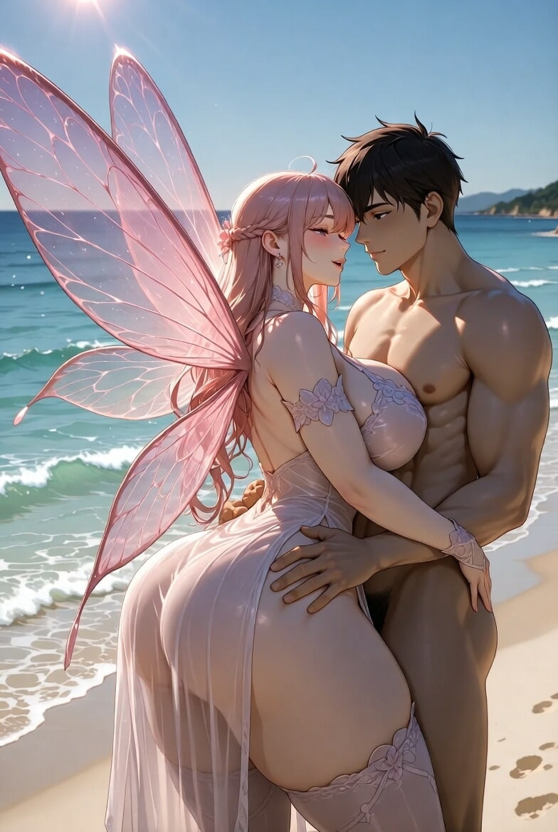 "Hentai BBW Fairy at Beach  #10