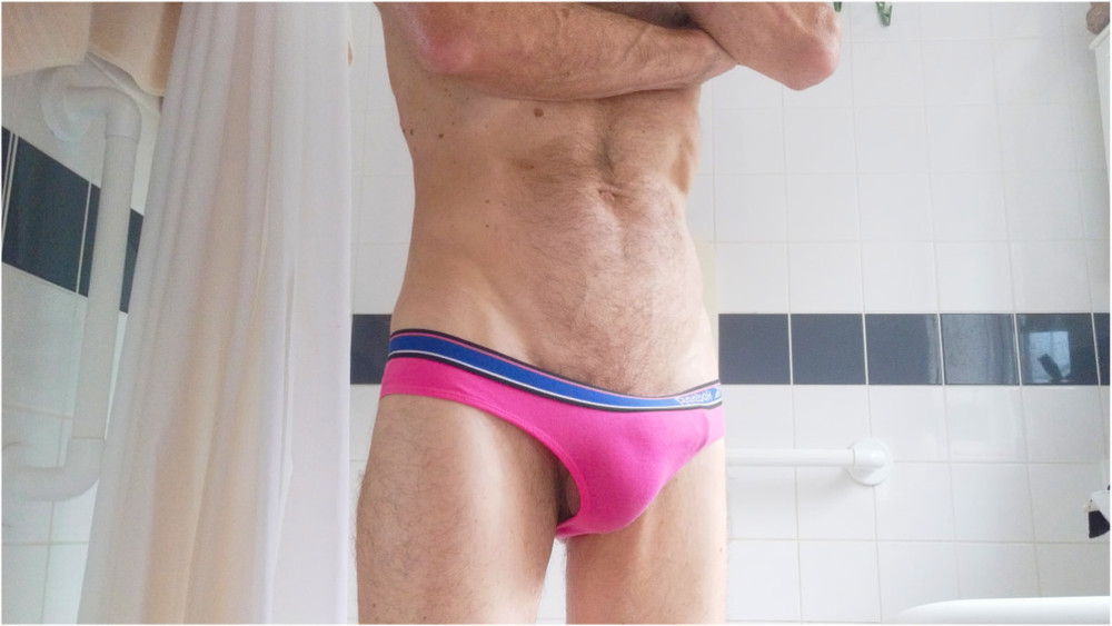 More of my cock in hot pants underwear - Hypospadias UK #13