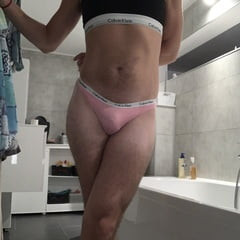 En lingerie 