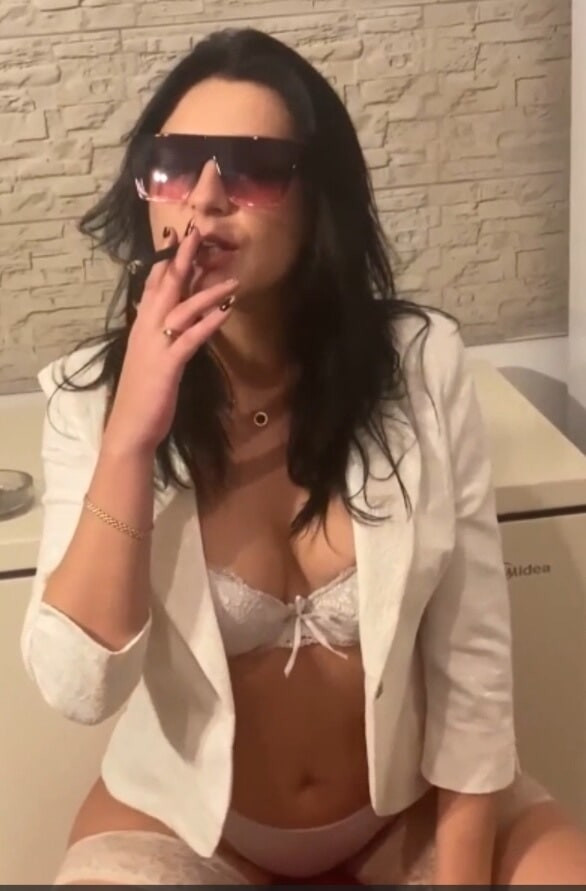 Classy White Outfit, Deep Anal & Cum on My Sunglasses 8 #2