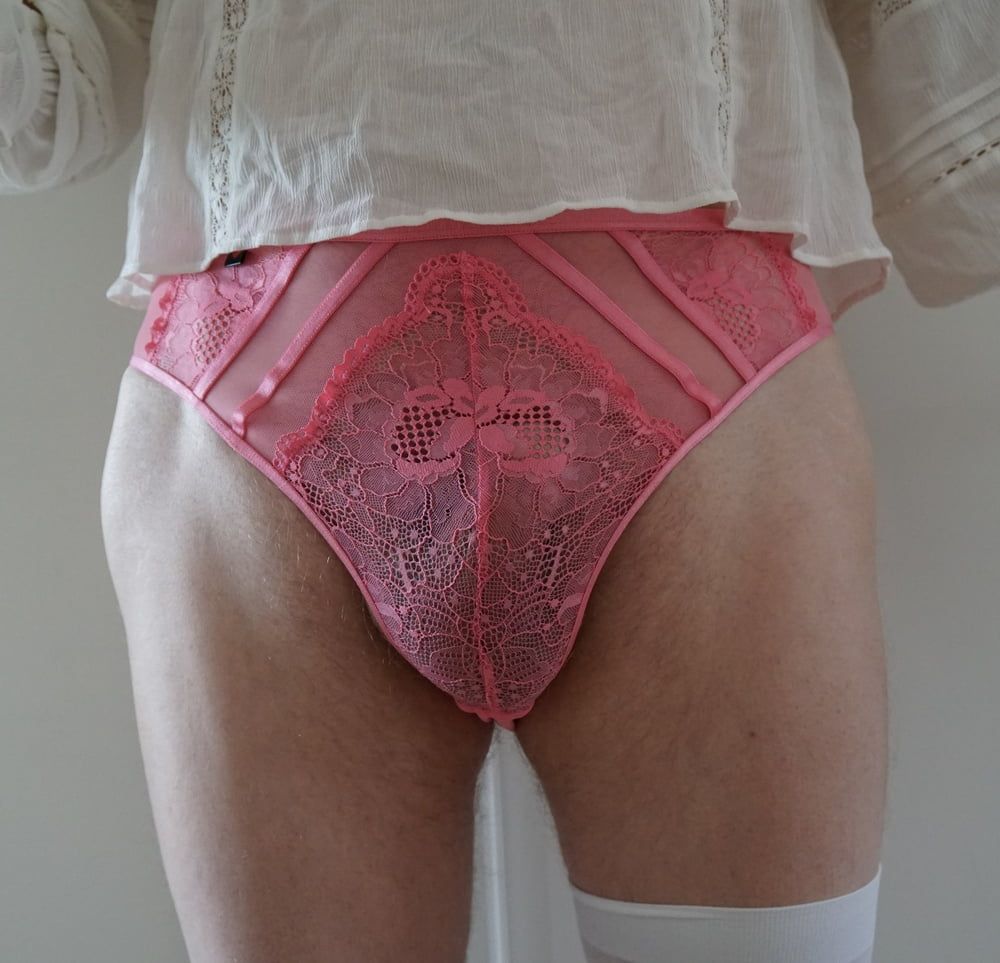 Sissy Cock in pink panties #2