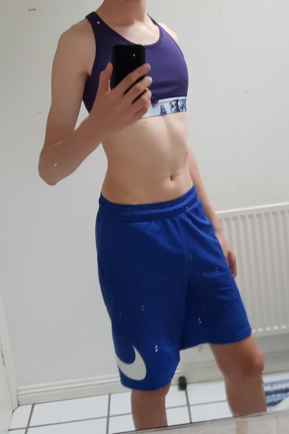 Reebok blue sports bra #35