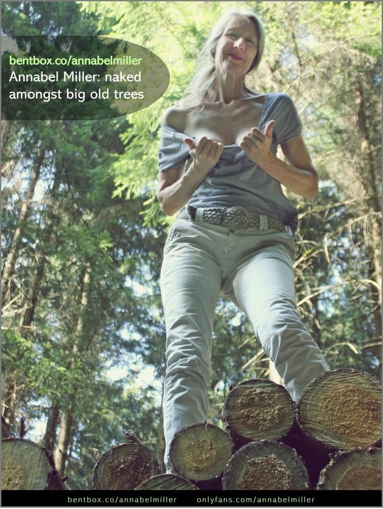Annabel Miller: naked amongst big old trees #6