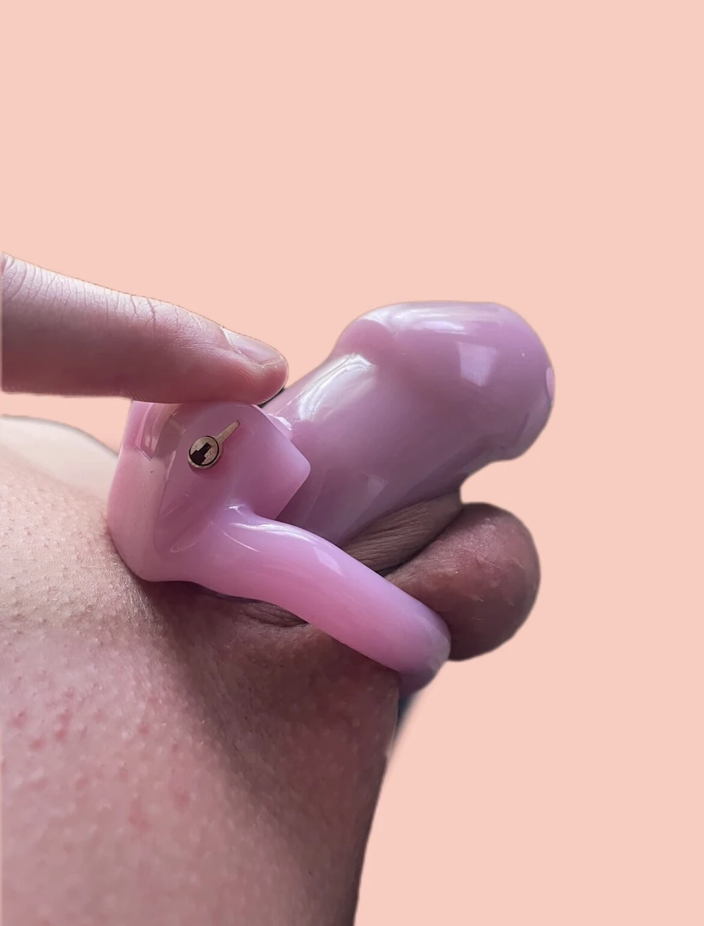 Sissy chastity cage  #4
