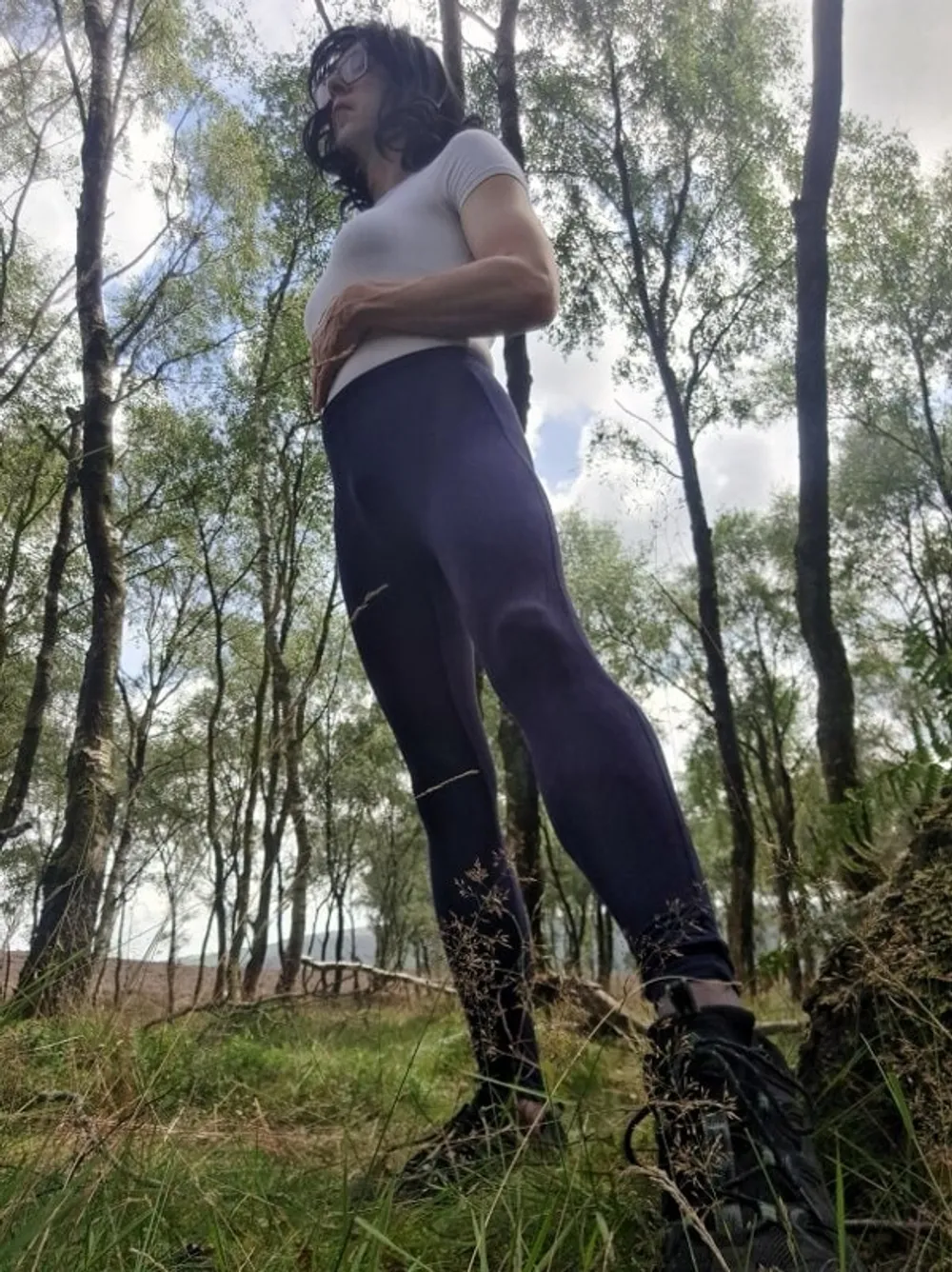 Out for a walk in leggings   #5