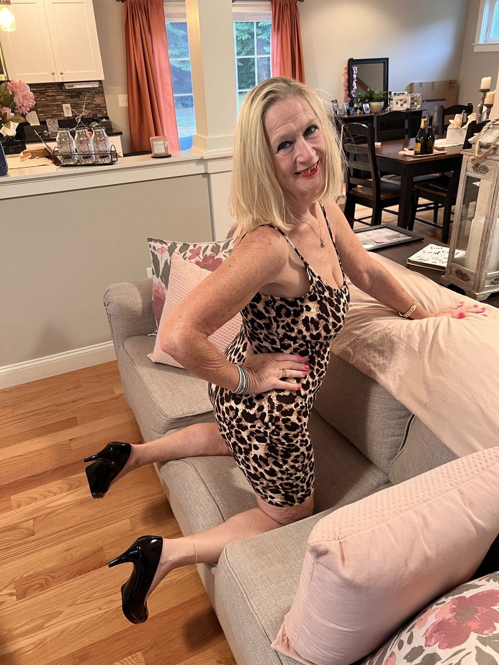 66 YEAR OLD PORN STAR DANIELLE DUBONNET( leopard print) #3