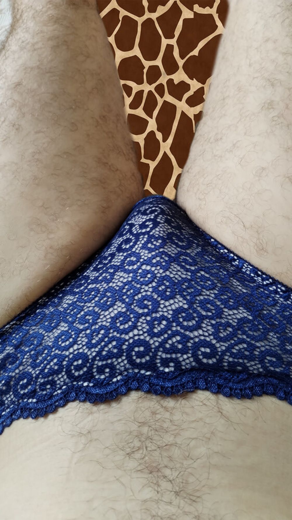 my blue lace panties #7