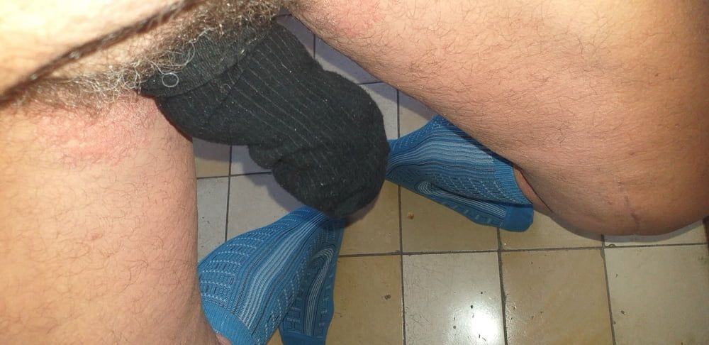 Dick, Socks and my Cum #11