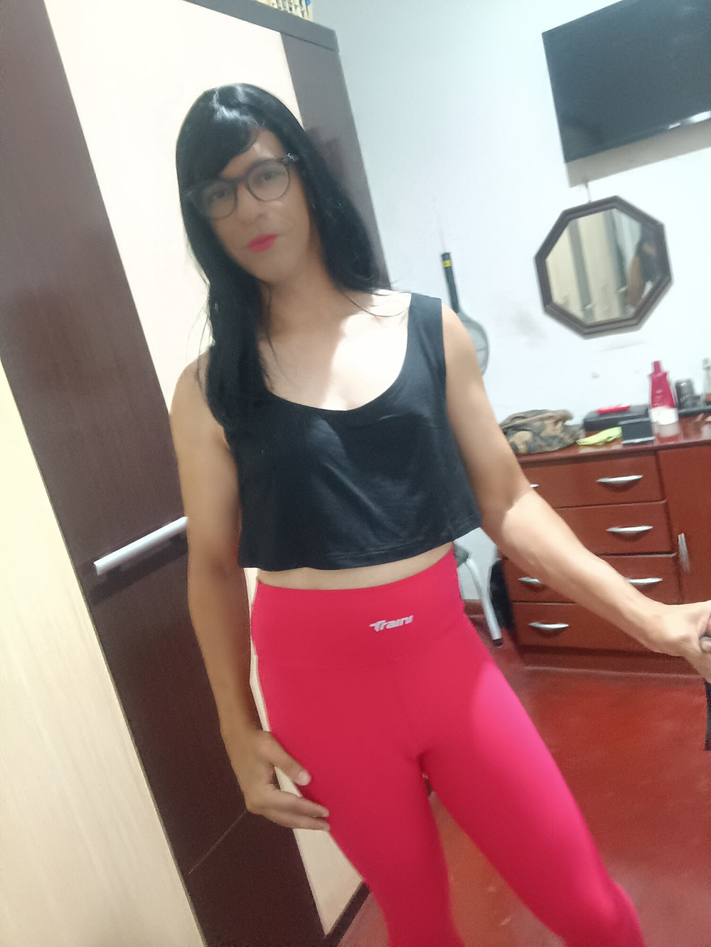 Sakura Nakamura Costume legs Red Gym #39