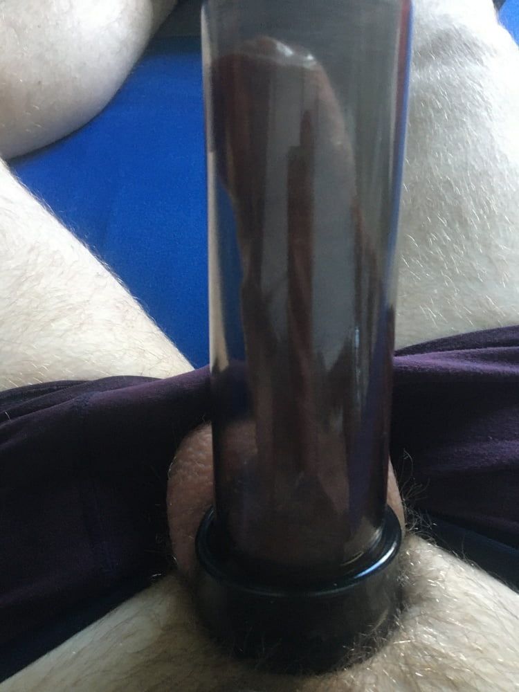 Hairy Cock in Vacuum Pump #4