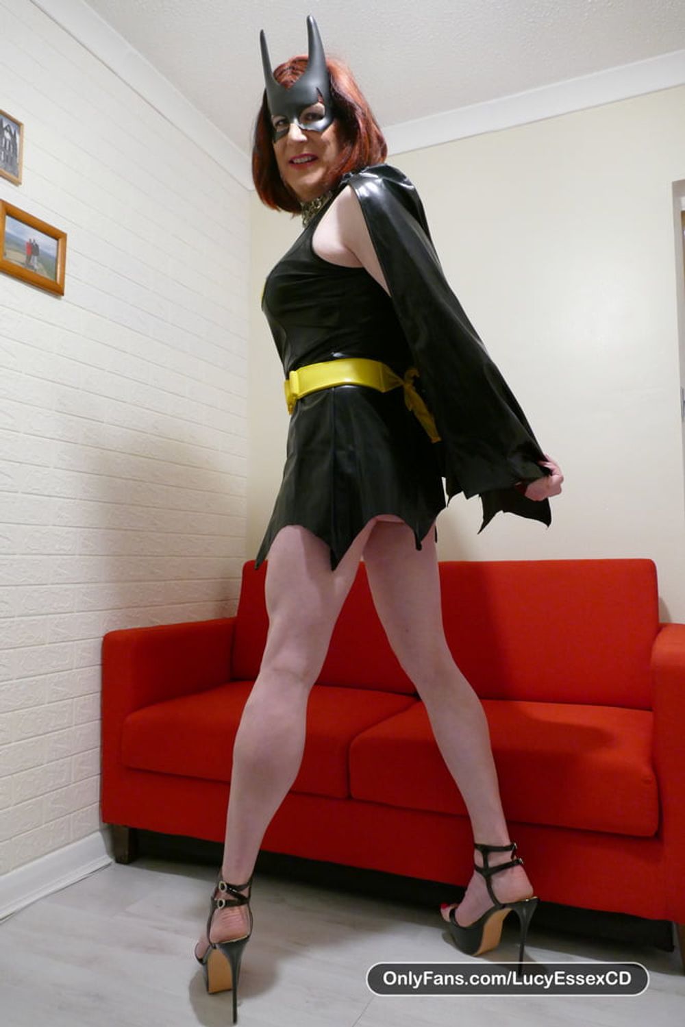 Sissy Lucy is Batgirl - Cosplay photoshoot #6