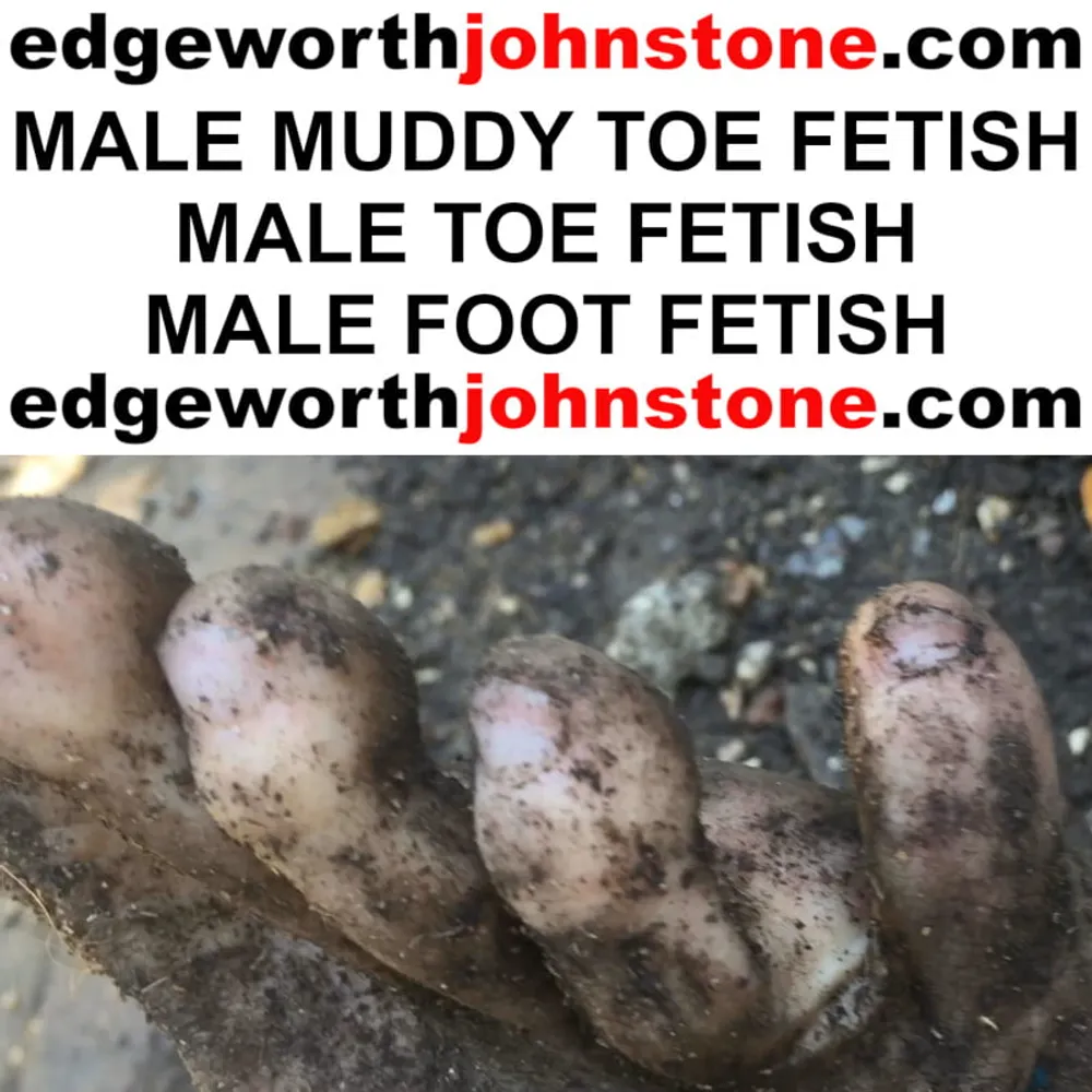 Muddy Toes - Dirty Male Toe Fetish Closeup Pics #8