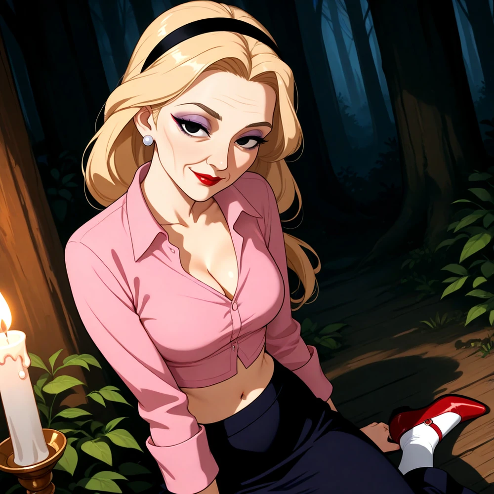 Old Woman in Cute Outfit - AI Generated XXX #6