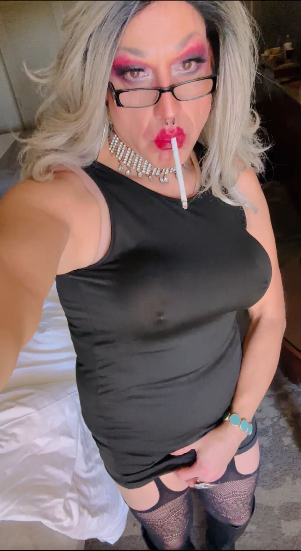 Mature Smoking Fetish Marilyn  #55