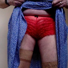 Red Frilly Knickers