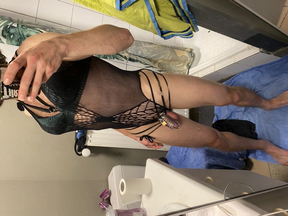 One of my favorite outfits and a nicely stretched out cunt #12