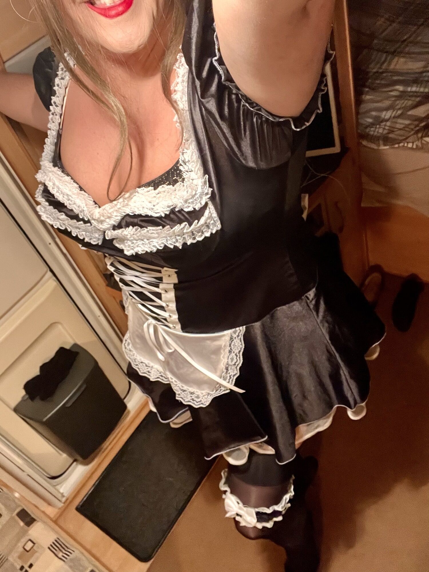 Sissy french maid outfit #10