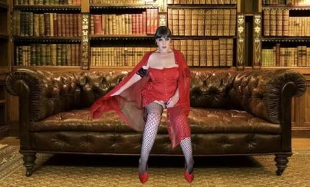 carmen angels librarian in red         