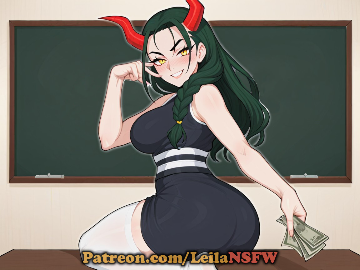My Oni GF Started Doing Cosplay In Her School For Fun #3