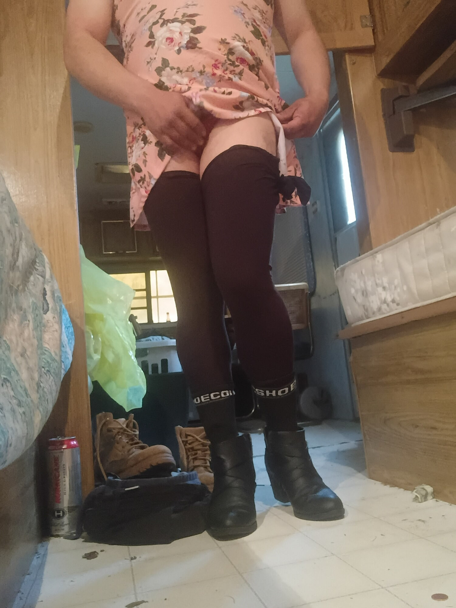 Sexy vestido en panty  #6