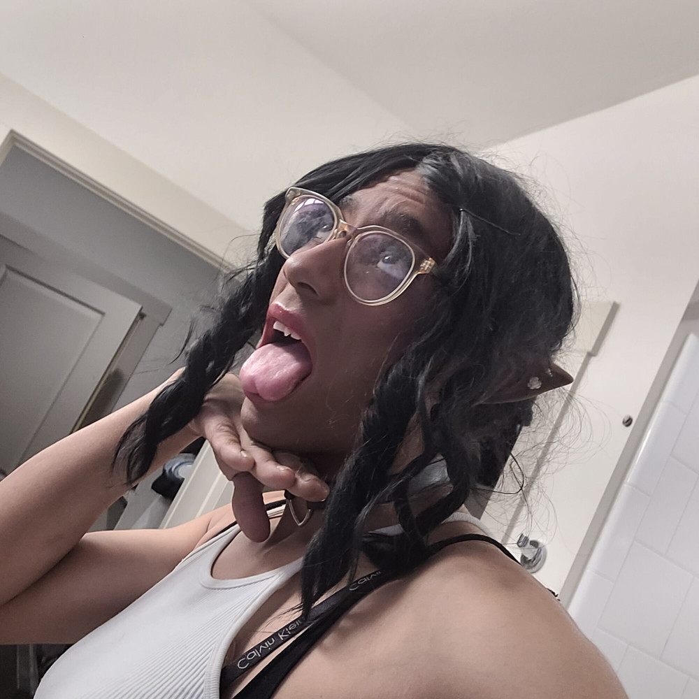 Sexy sissy make up. #7