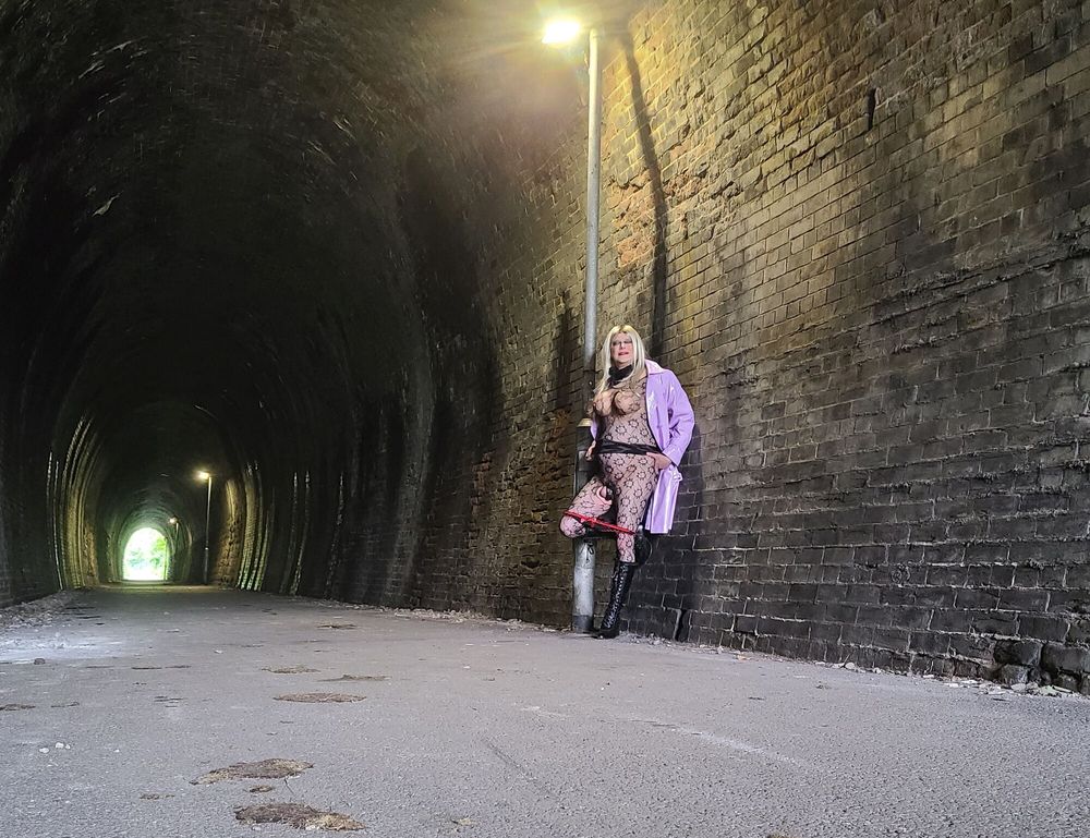 sissy in old tunnel #17