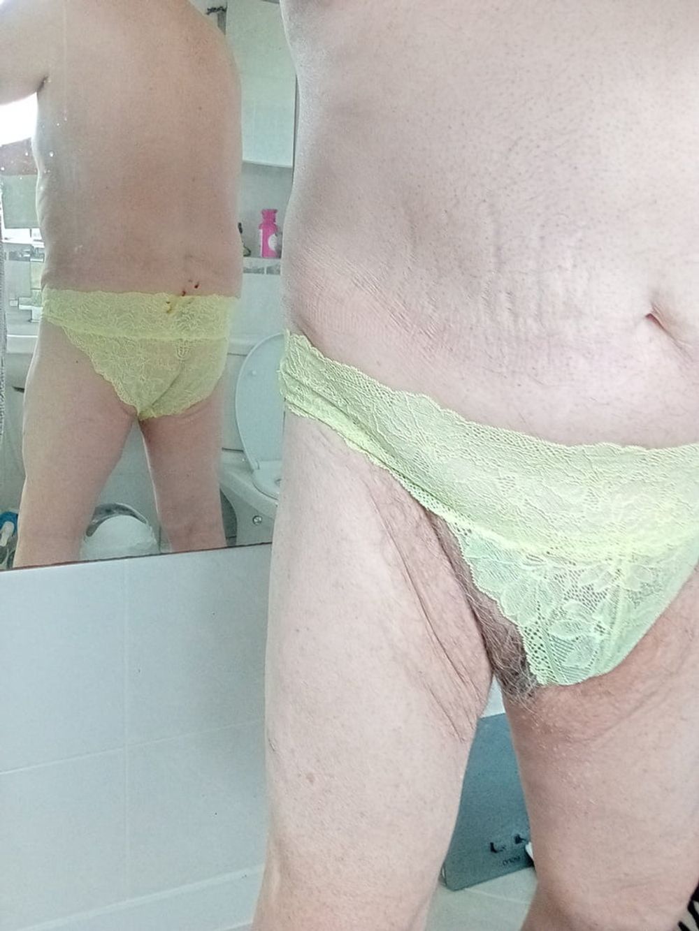 Larger lemon Lacey panties #3