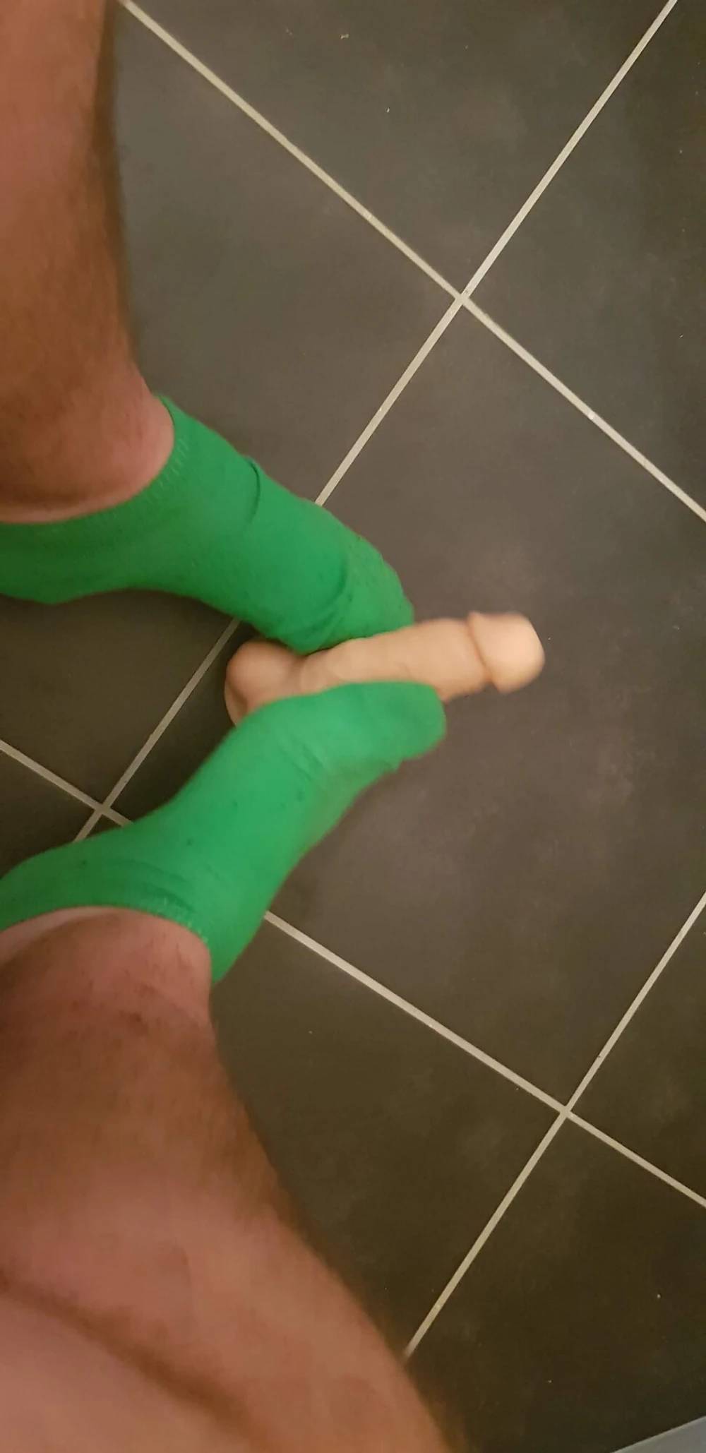 Sockjob Training with Green Ankle Socks #2