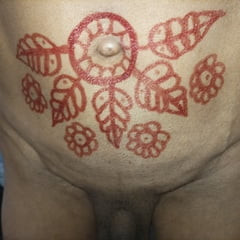 Sissy tattoo demonstration