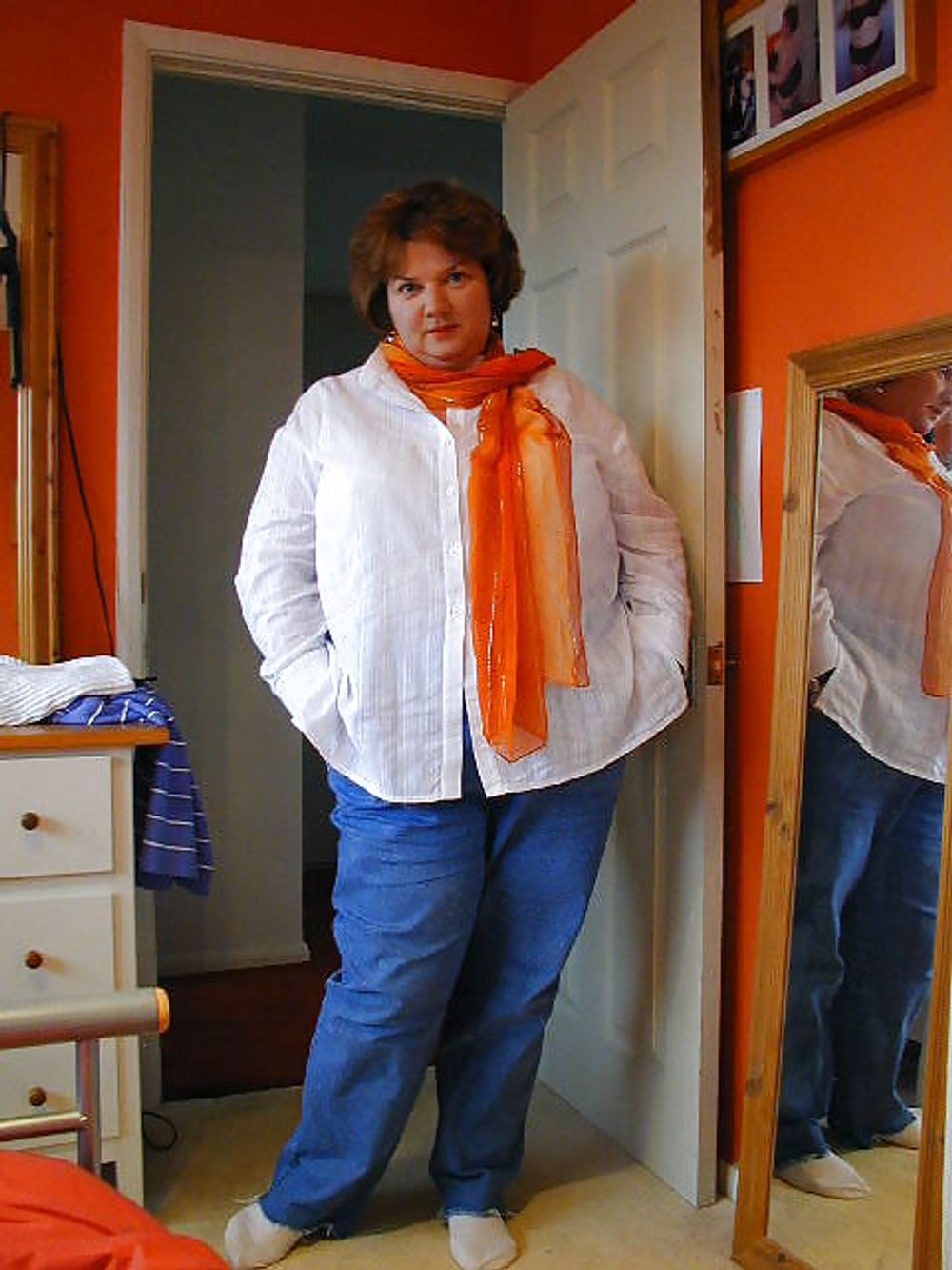 Chris44g Orange Scarf #39