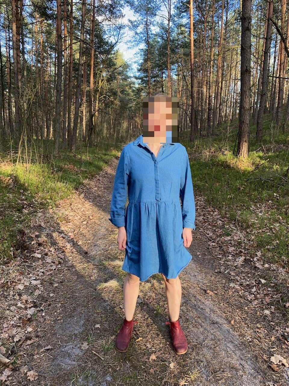 Shy pussy in the forest #10