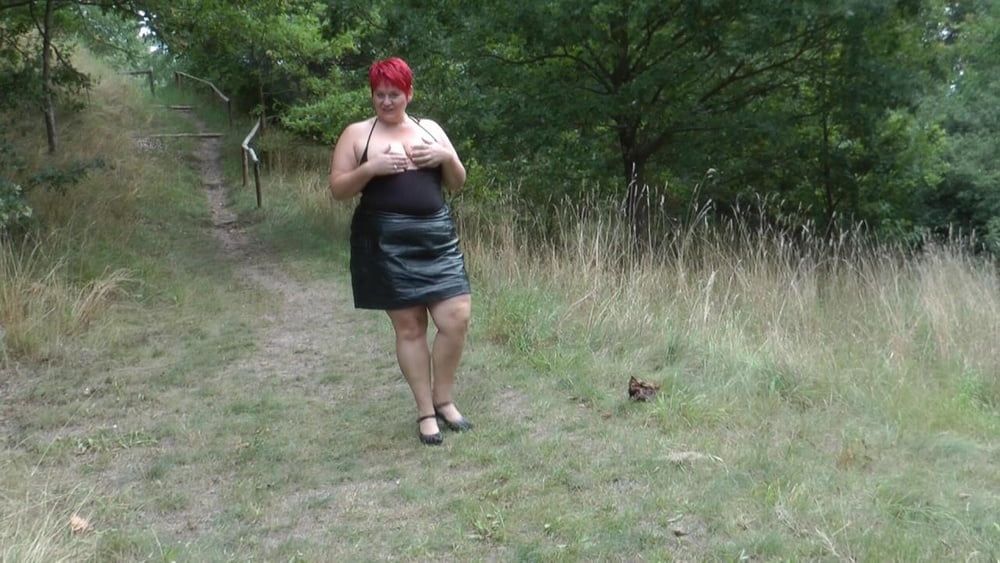 Big tits showing at the lake :-)) #3