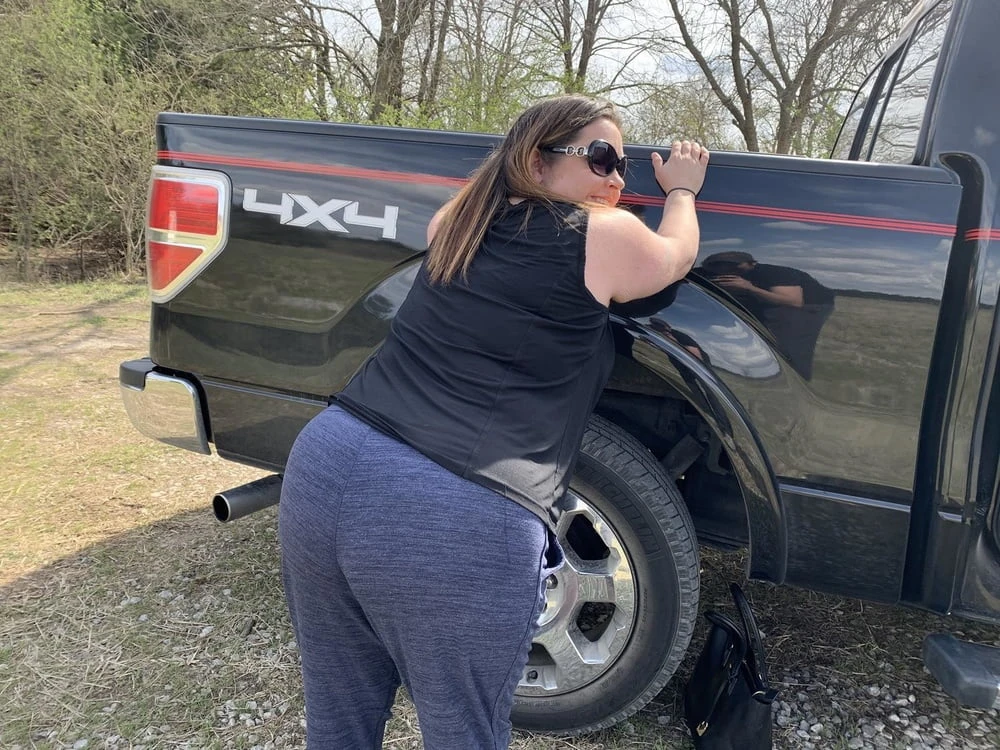 Sexy BBW Tailgate Pussy #28