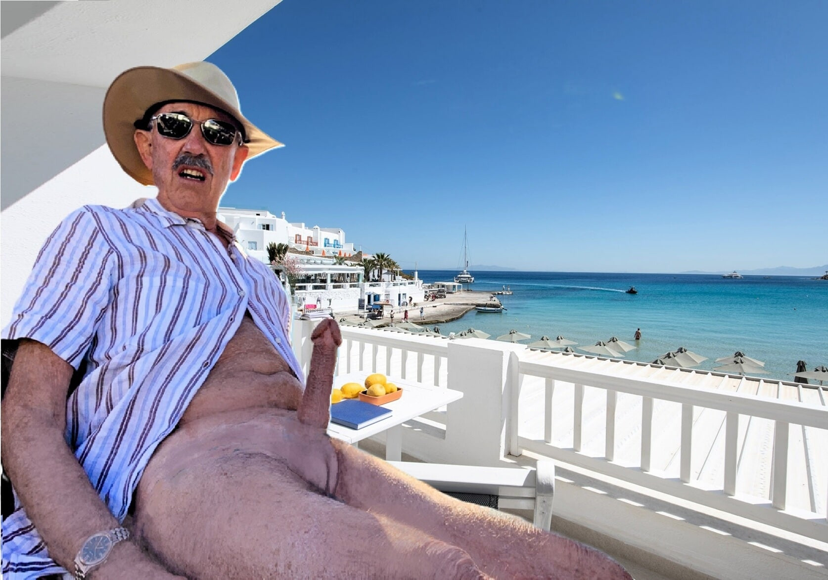 Exhibitionist on Holiday