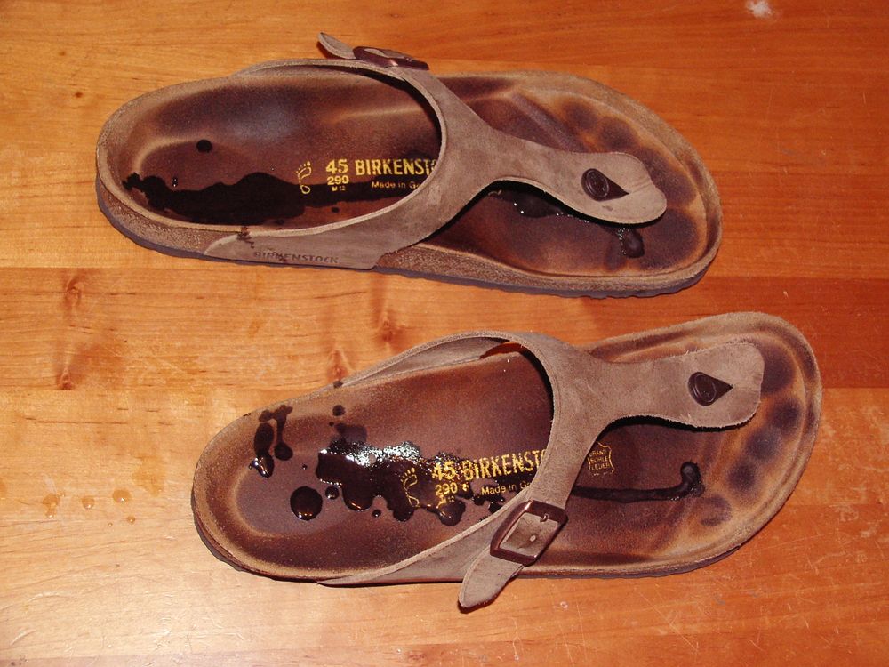 Vollgespritzte Birkenstock #3