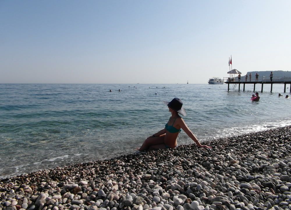 On beach of Alania, Turkey #20