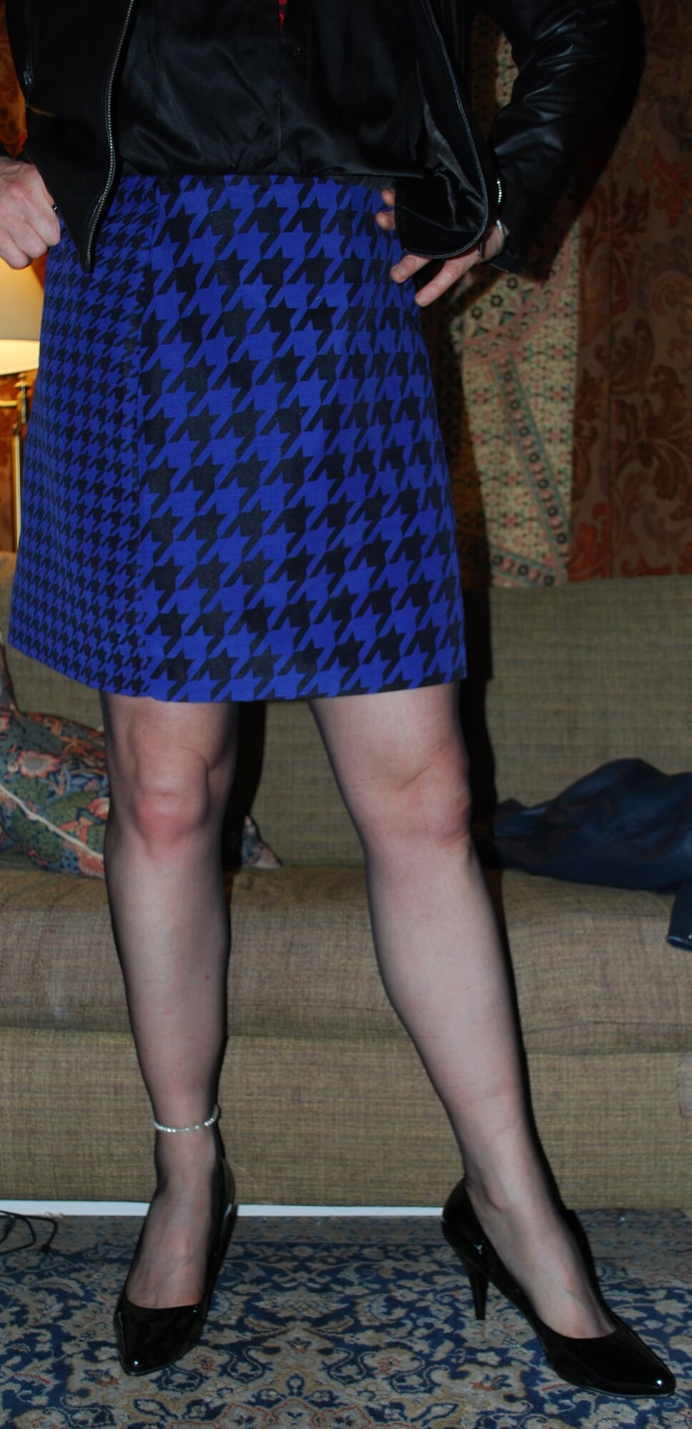 Black heels black ffs