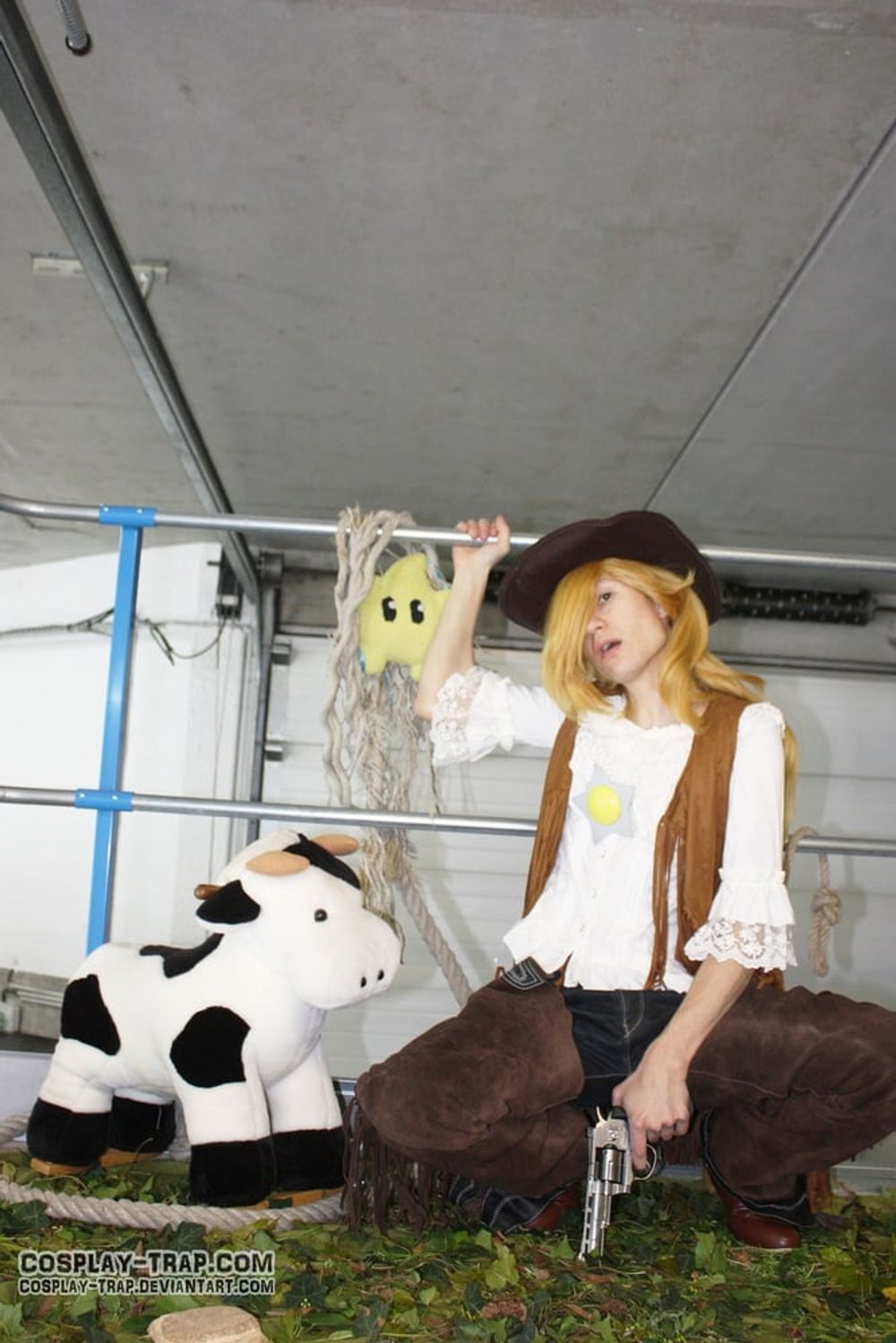 Crossdress cosplay chaps cowgirl Rosalina #2