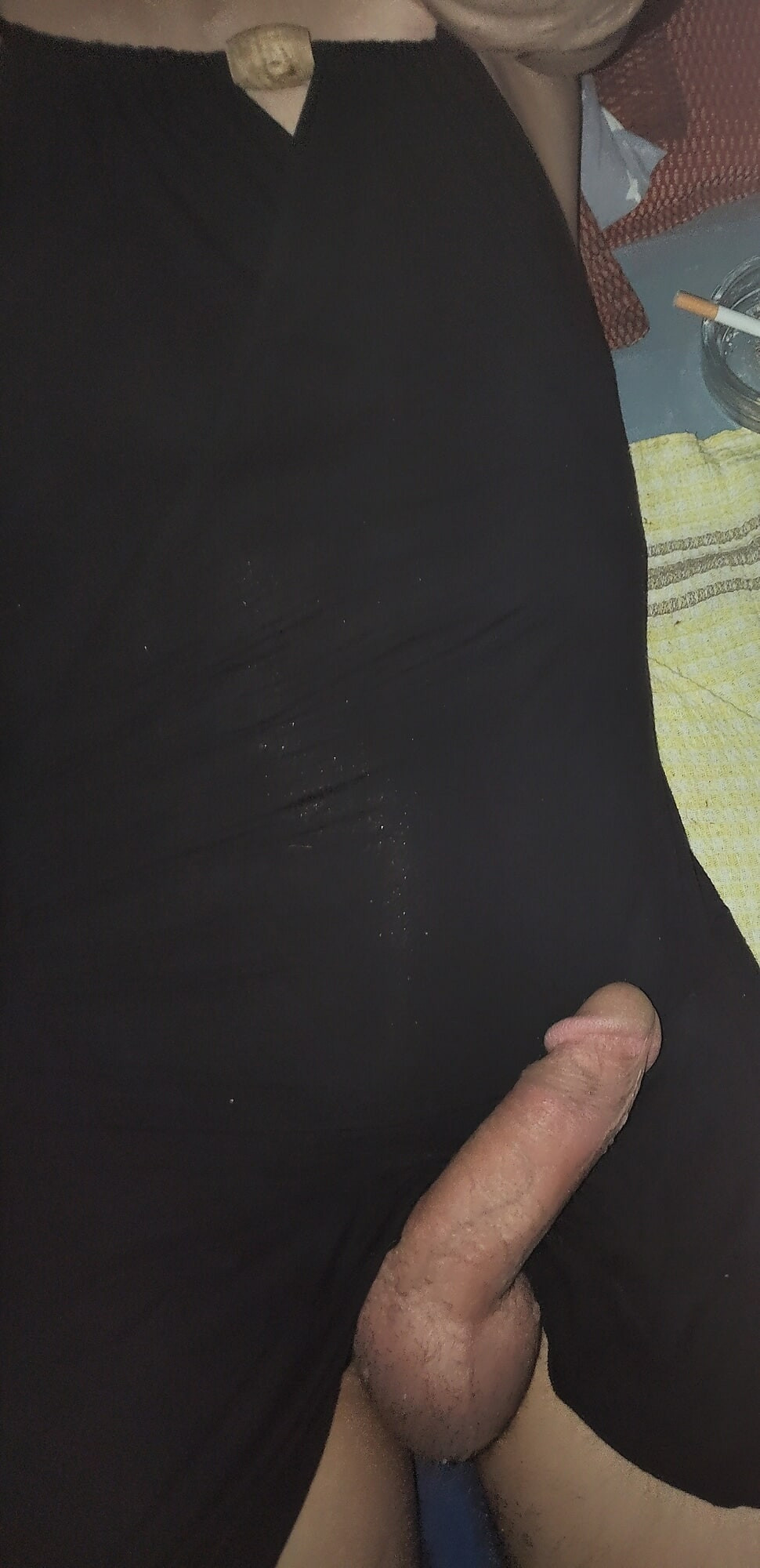 Black in dark 