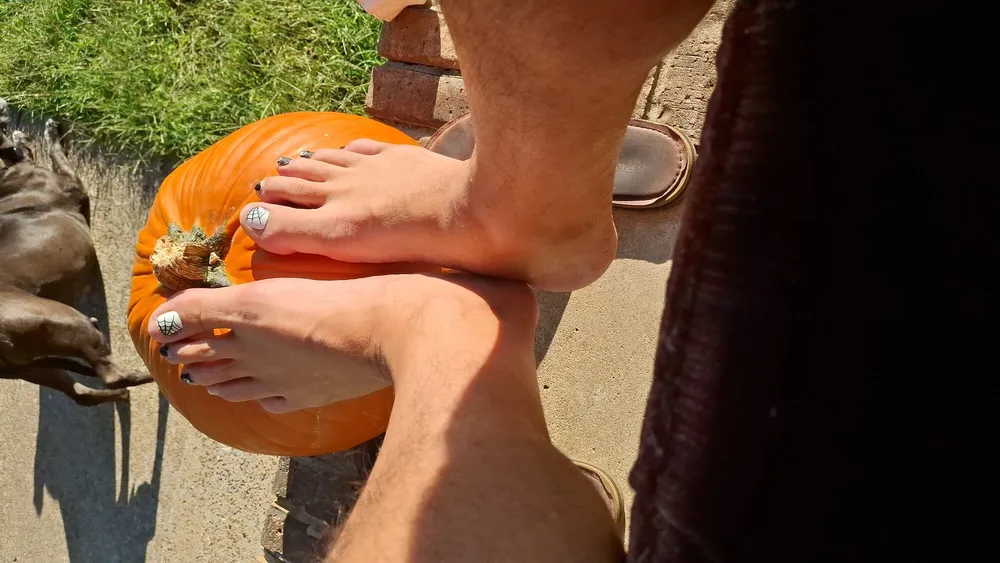 Pumpkin Foot Fetish #27