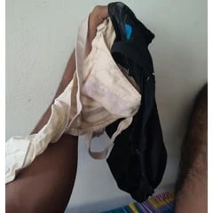 before to handjob new panty and bra