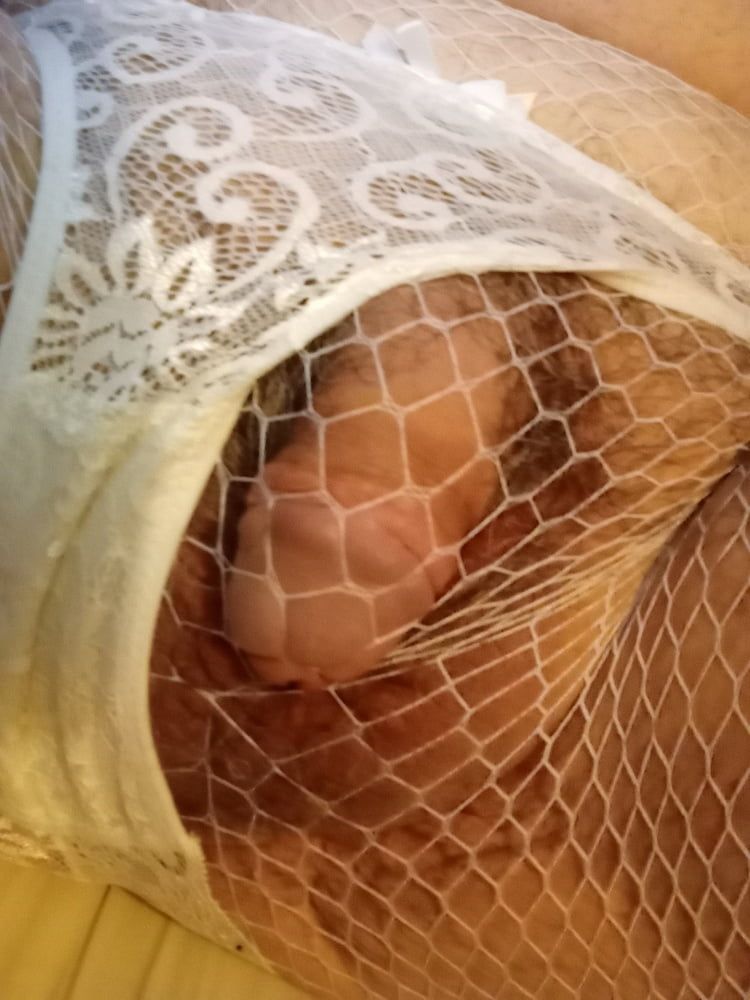 New white panties and fishnets #29