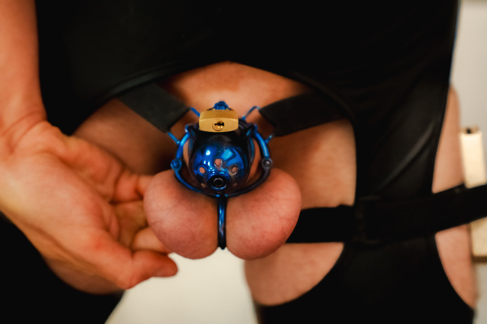 New Custom Chastity Cage