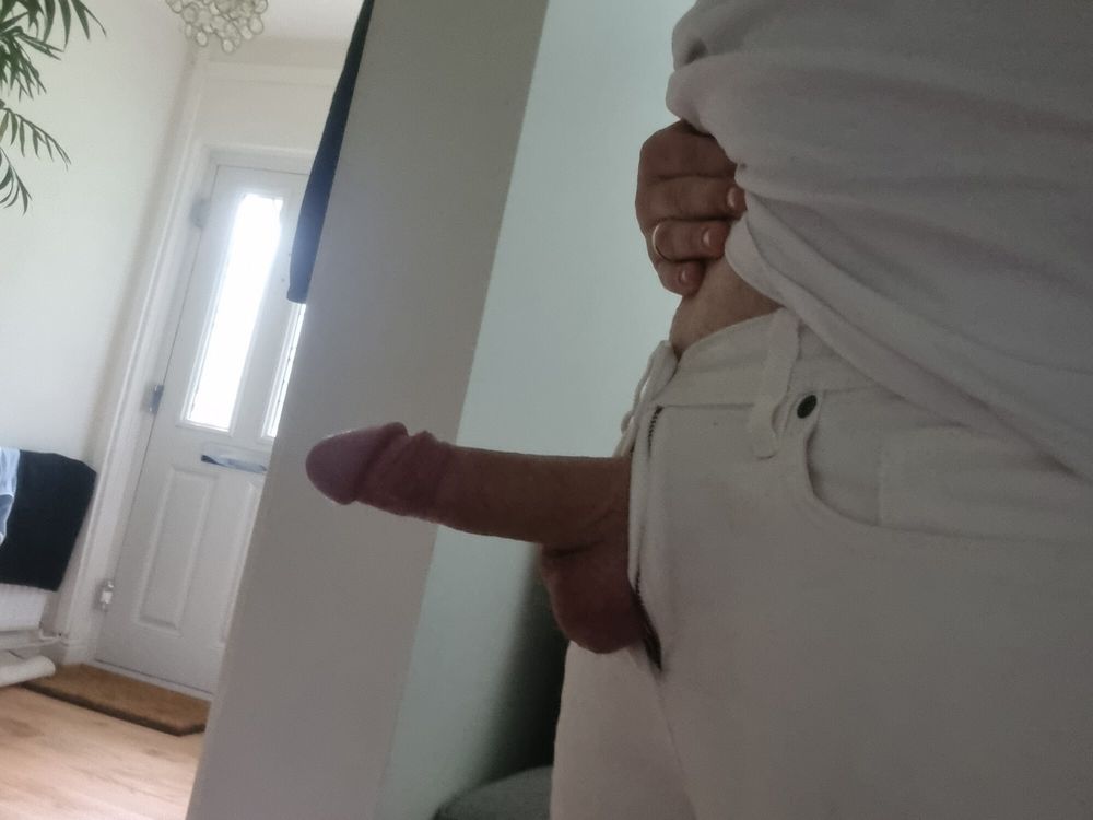 Big, white cock. White shorts  #2