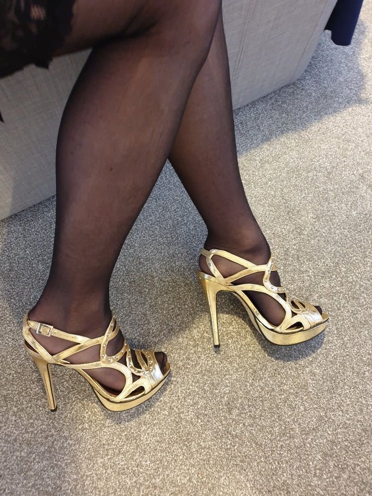 Pvc knickers and heels #40