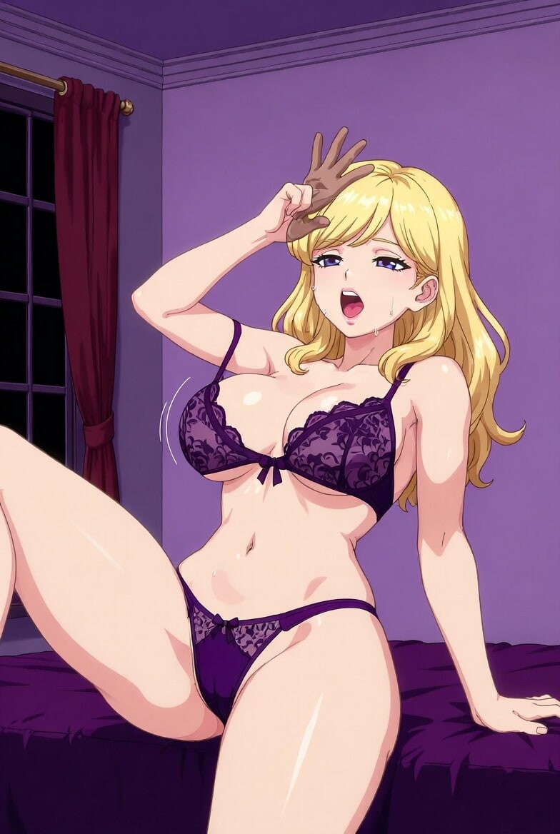 Blonde hentai-style  #9