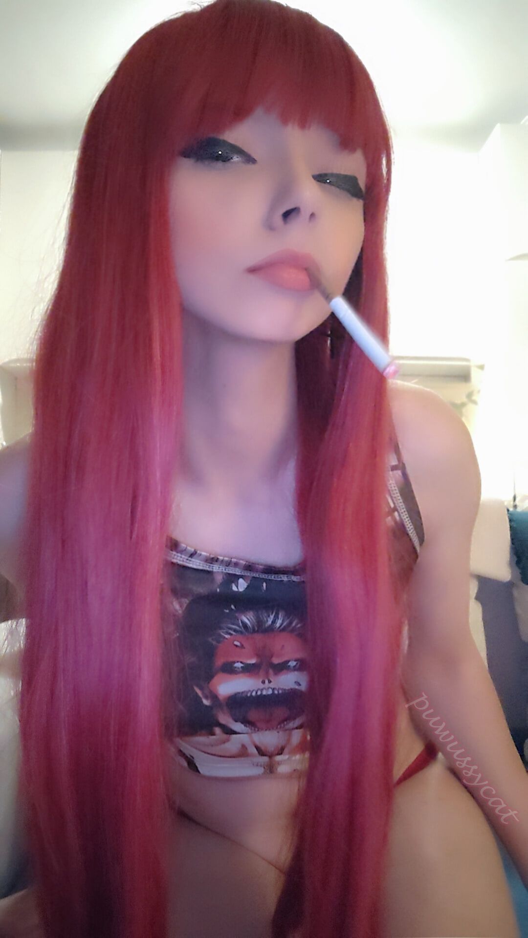 Anime Girl Smoking #6